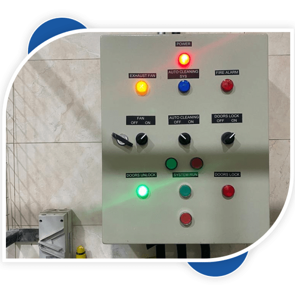 garbage chute control panel