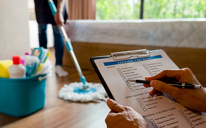 cleaning checklist