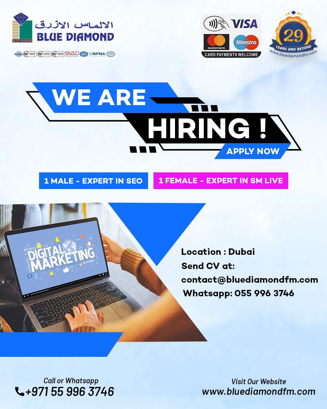 SEO expert job poster