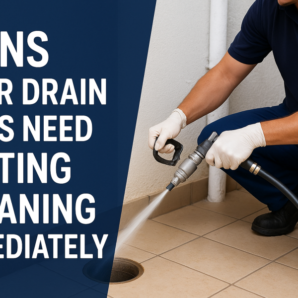 Signs Your Drain Lines Need Jetting Cleaning Immediately