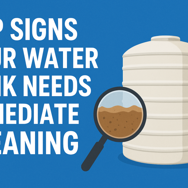 Top Signs Your Water Tank Needs Immediate Cleaning