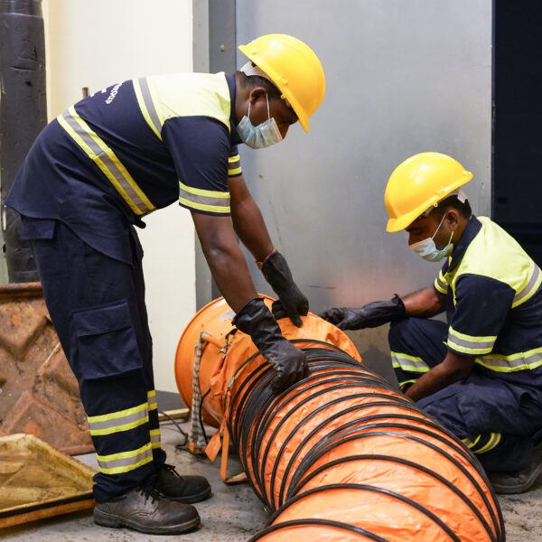 Blue Diamond Team at Work