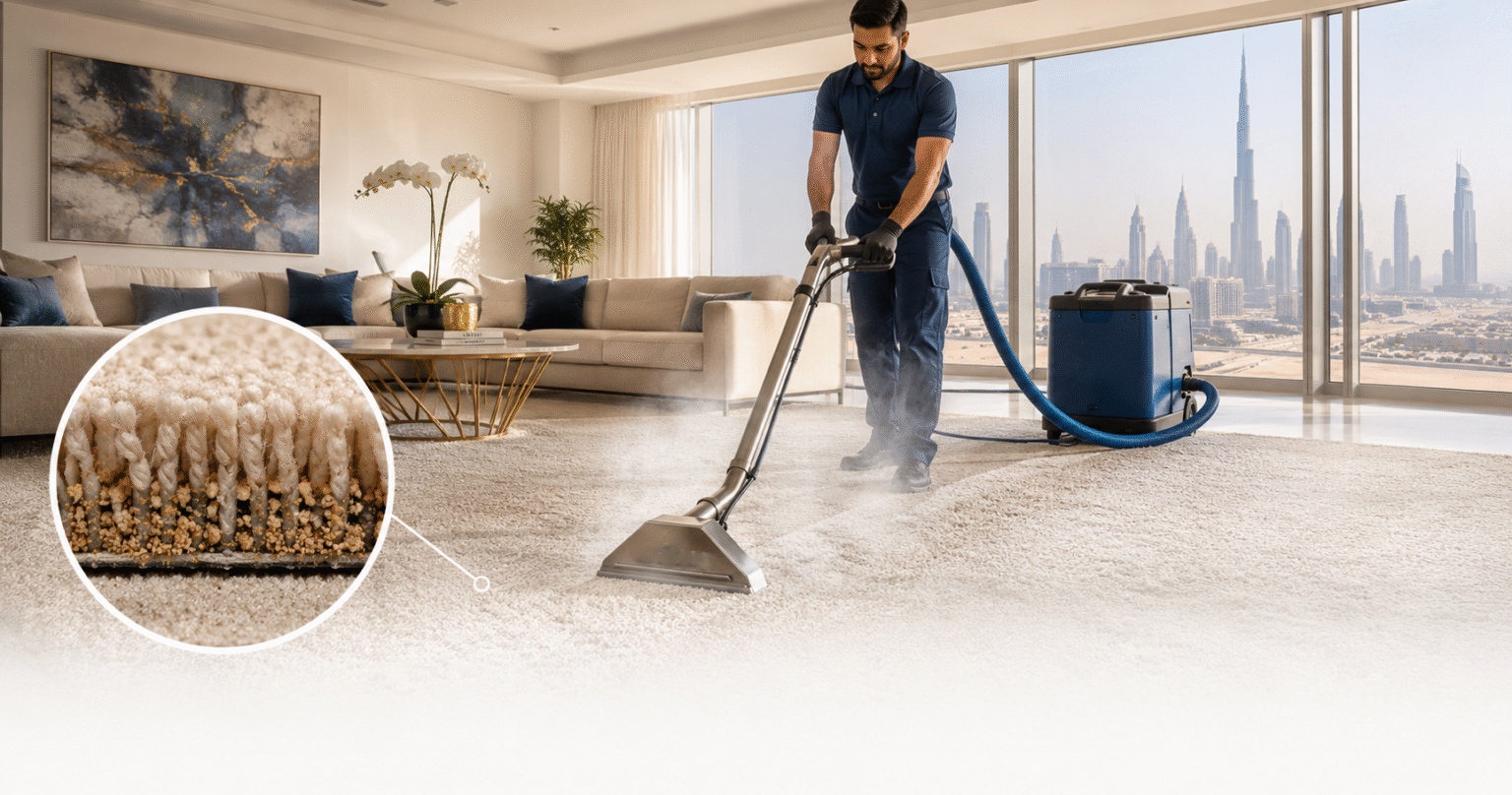 Carpet Cleaning in Dubai: Removing Sand, Dust, and Allergens