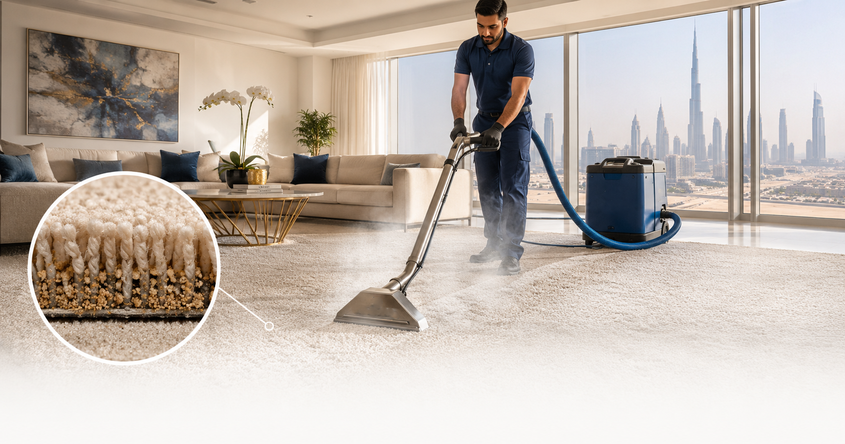 Carpet Cleaning Sand