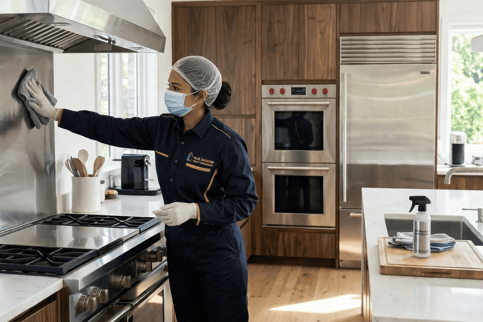 Commercial floor deep cleaning service in Dubai