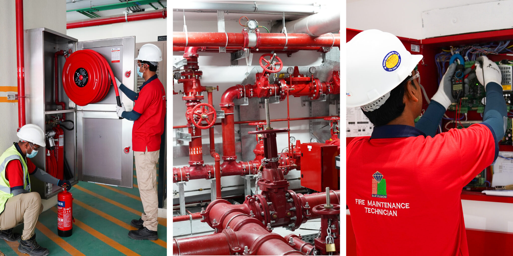 fire fighting maintenance UAE Civil Defence compliance inspection