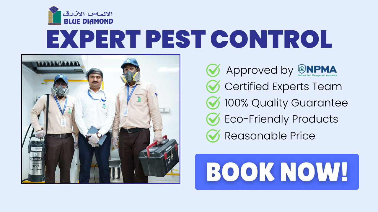 Expert Pest Control by Blue Diamond Team Approved by NPMA